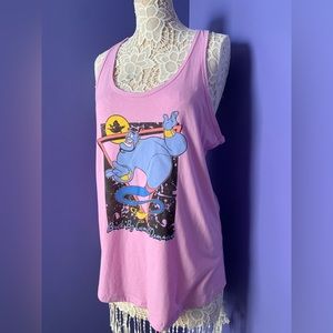 NWT Hot Topic Disney Purple Aladdin Racerback Tank Plus Size 2X